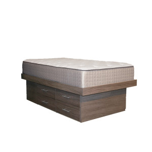 Twin Ultra Storage Platform Bed with 8 Drawers
