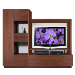 Scarlett Wall Unit - Unique Asymmetric Wall Unit Design