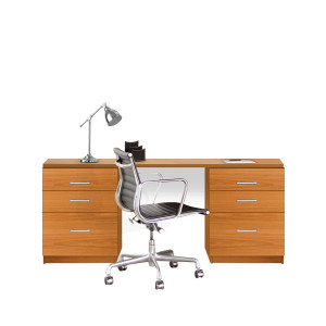 Edward Computer Desk - Modern 5 Foot Desk