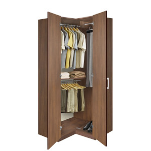 Bella Corner Wardrobe – Free-Standing Corner Closet