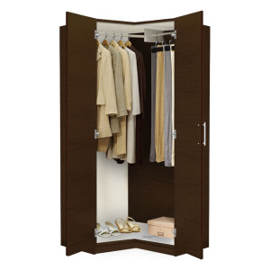 Alta Corner Wardrobe Closet – Make Unused Corners Useful