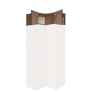 Extend Your Height +14" - Bella Wardrobe Storage Topper Corner Unit