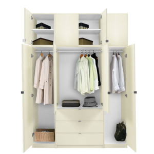 Alta Taller Armoire Plus Closet Package