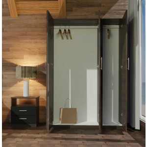 Alta Wardrobe Closet - Wardrobe and a Half - Right Opening