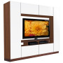 Alexander Entertainment Center White Gloss