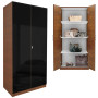Black Wardrobe Cabinet
