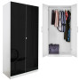 Alta Wardrobe Closet Black
