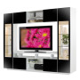 Tyler Wall Unit Black With White Case