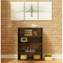 Alexis Bookcase - 4 Shelf - Charcoal Ash