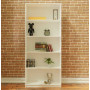 Alexis Bookcase - 5 Shelves - White