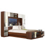 Pier Wall Bed Mirrored Headboard and Footboard