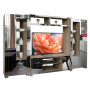 Chrystie entertainment center mirrored front