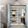 Wood Closet Shelving Built In