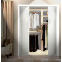 Custom Double Hanging Closet Built In Closet Inside