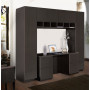 Davidson Desk with Wall Unit Hutch