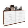 Double Dresser White