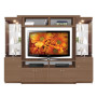 Emma Entertainment Center Wood Finish