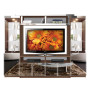 Emma Entertainment Center Mirrored Fronts