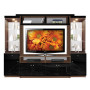 Emma Entertainment Center Black Glass