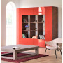Paprika Colored Glass Front Finish | Java Matte Case Finish
