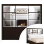 Clear Bevel Mirror - Downtown Queen Headboard