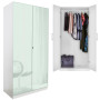 Alta Wardrobe Closet Icicle