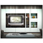 Isabella Wall Unit Living Room Icicle Glass