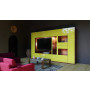Sun Yellow Colored Glass Front | Java Matte Case