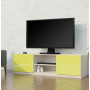 Sun Yellow Colored Glass Front | White Wash Matte Case