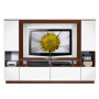 Marco entertainment center white glossy fronts
