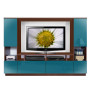 marco entertainment center lagoon colored glass