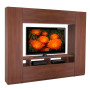 Metropolis wall unit wood finish