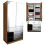 Alta Mirrored Armoire