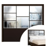 Clear Bevel Mirror - Montclair Queen Headboard