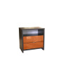Futurista Nightstand 2 Drawer