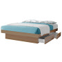 California King Storage Bed
