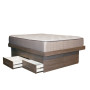 Storage Platform Bed with 8 Drawers