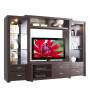 Savoy wall unit wenge matte wood finish