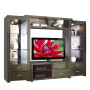 Savoy wall unit oregano colored glass front