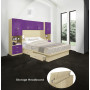 Grape Colored Glass | White Wash Matte