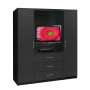 Aventa TV Armoire Matte Black