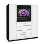 Bedroom TV Armoire White
