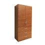 Alta Wardrobe Armoire With Drawers