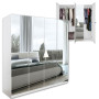 Mirrored 4 Door Wardrobe
