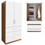 Alta Armoire Wardrobe White