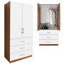Alta Armoire White Front