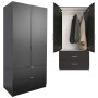 Dark Wood Armoire 1265